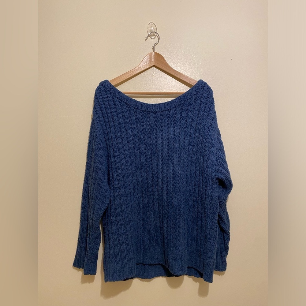 Mara Hoffman Organic Cotton  Blue Sweater. Size L